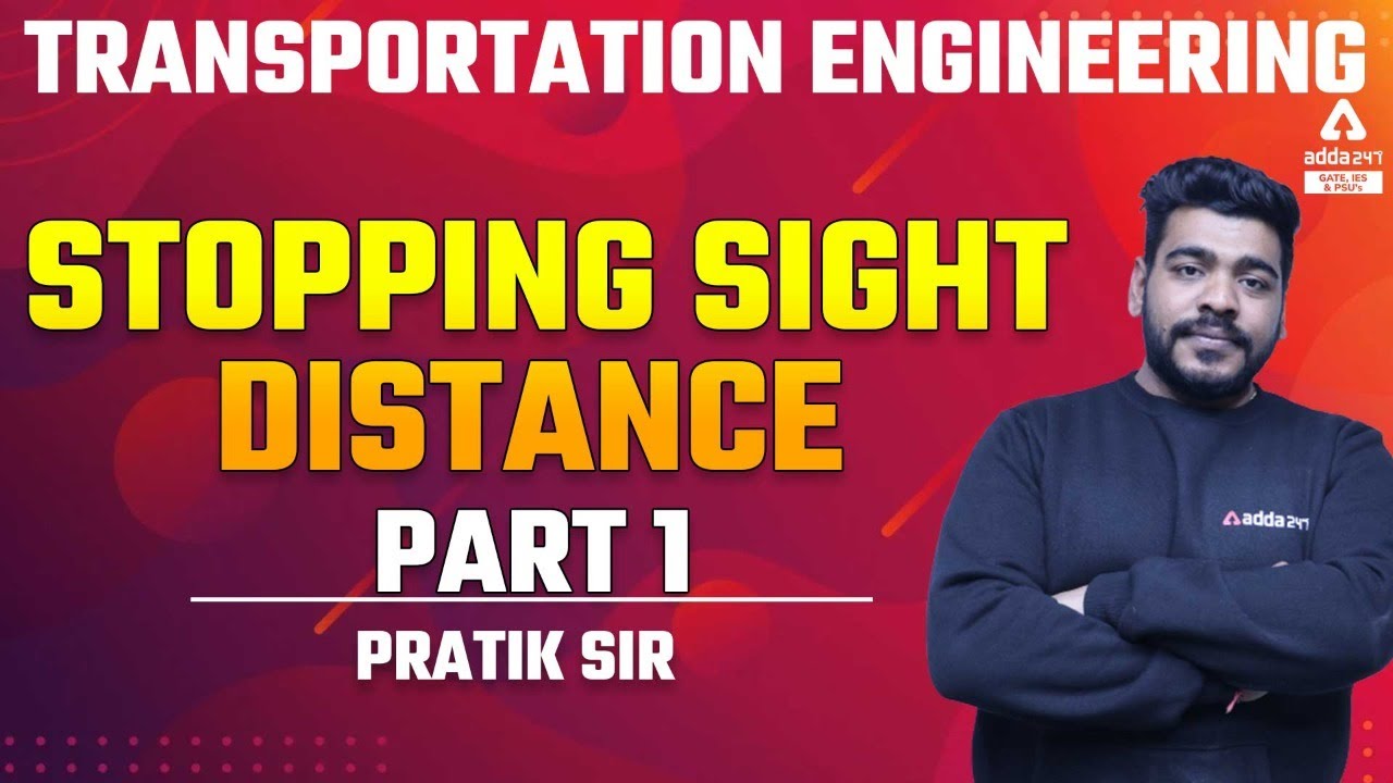 GATE 2023 | Transportation Engineering | Stopping Sight Distance #1