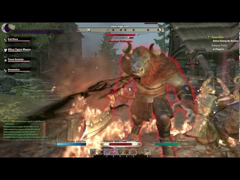 ESO dungeon gameplay- Falkreath Hold