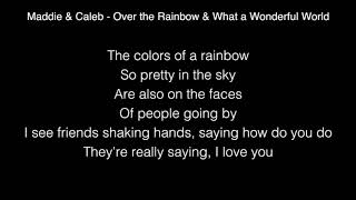 Maddie &amp; Caleb - Somewhere Over the Rainbow &amp; What a Wonderful World ( Finale American Idol )