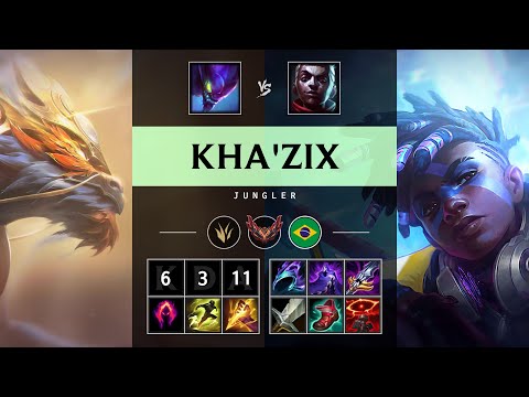 Kha'Zix Jungle vs Ekko - BR Grandmaster Patch 25.13