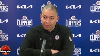 Ty Lue On James Harden Trying To Block Kawhi's Shot & The Clippers 116-103 Win Over The Blazers.