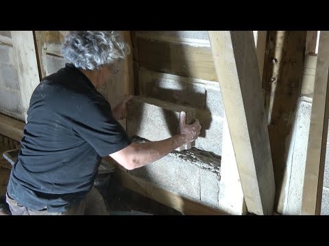 Vorsatzschale mit Hanf-Kalk-Steinen