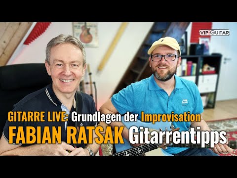 Gitarre lernen: "Grundlagen der Gitarrenimprovisation" mit Fabian Ratsak