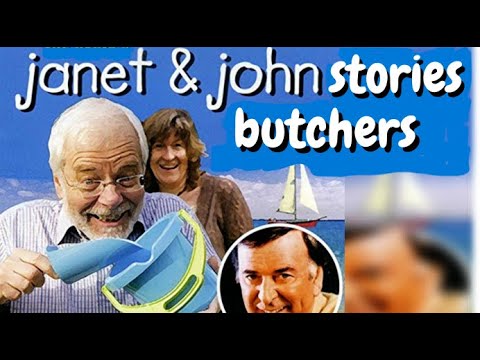 Terry Wogan reads Janet & John stories. Butchers shop