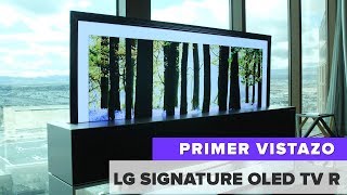LG Signature OLED TV R: El televisor flexible y enrollable que se podrá comprar