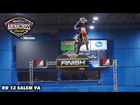 Partzilla Arenacross Rd 13 Race Highlights Raw | Gage Linville Takes 250 Pro & Open Pro