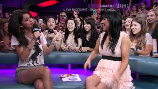 Selena Gomez Raps On New.Music.Live.