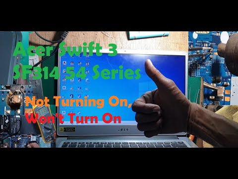 Acer Swift 3 Won't Turn On