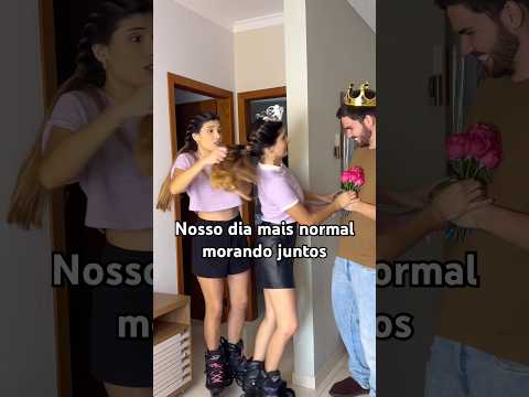 Não é fácil viu 😱😤 #gemeas #casal #humor #comedia #viral #viraliza