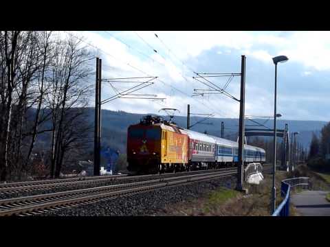 ČD 363.084-5 Kuře Karlovy Vary - Rolava 7.4.2012
