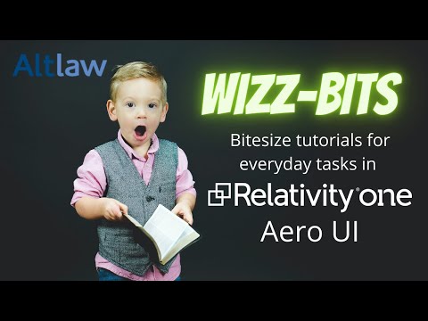 Aero UI Batches Tab in RelativityOne with Altlaw