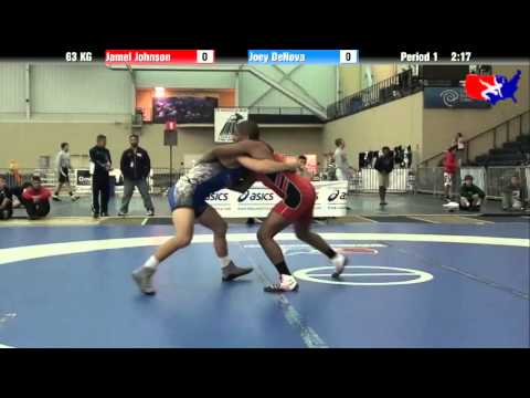 Jamel Johnson vs. Joey DeNova at 2013 ASICS University Nationals - GR
