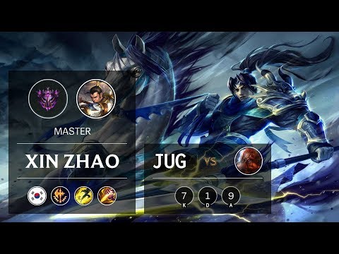 Xin Zhao Jungle vs Gragas - KR Master Patch 9.12