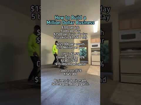 How to Build a $1 Million Dollar Carpet Cleaning Business