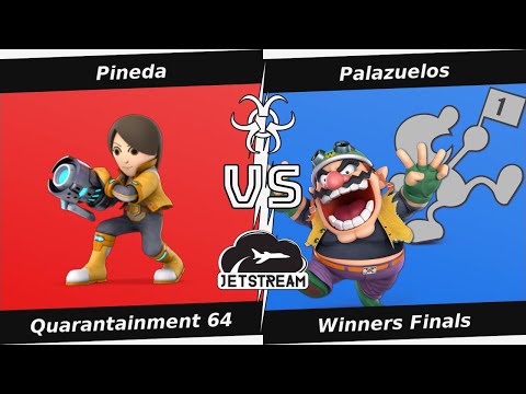 Quarantainment 64 Winners Finals - Pineda (Mii Gunner) Vs Palazuelos (Game & Watch, Wario) - SSBU