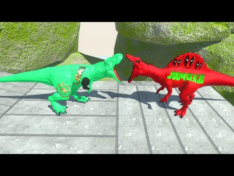 LOKI T REX DEATH CLIMB - Animal Revolt Battle Simulator