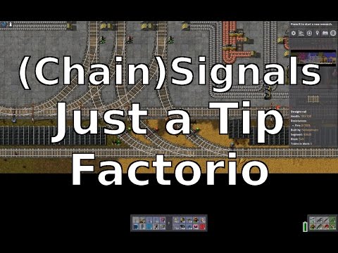 Using (Chain) Signals in Factorio