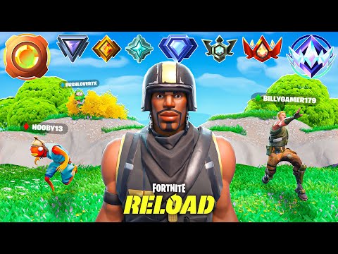 Bronze To Unreal Reload Speedrun But It's Squad Fills Only... (Fortnite Ranked)