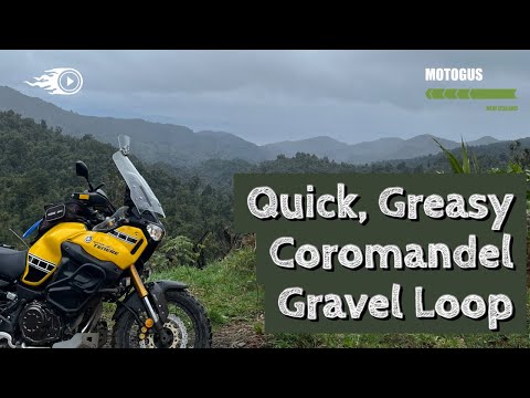375km New Zealand Motorcycle Trip | Gravel Coromandel Loop Adventure #advrider #motorcycletravel