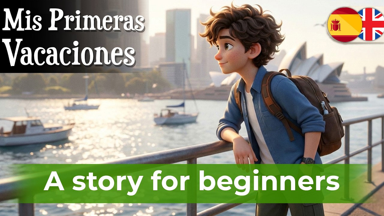 LEARN SPANISH with Easy Story – Mis primeras vacaciones (A1-A2) Spanish Listening Practice