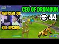 Unknown The CEO OF DRUMGUN gets 44 KILLS and NEW CASH CUP RECORD (Fortnite)
