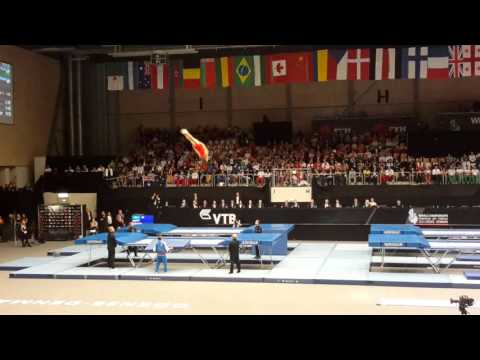 USHAKOV Dmitrii RUS final Trampoline World Championships 2015