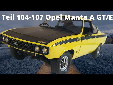 Hachette Bau den Opel Manta A GT/E Teil 104-107 #hachette #modellbau #youtube
