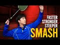 How to Smash FASTER, STRONGER, STEEPER (Badminton Guide)