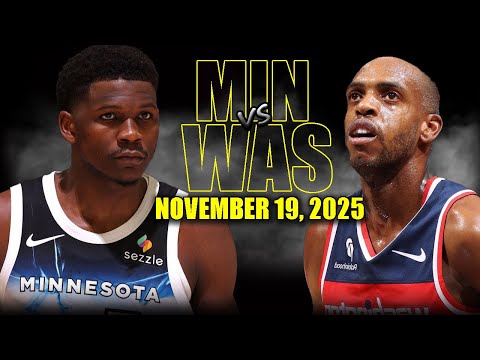 Minnesota Timberwolves vs Washington Wizards Full Game Highlights - November 19, 2025 | NBA Season