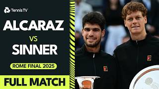 Download lagu Rome 2025 Final FULL MATCH 🤝 | Jannik Sinner vs Carlos Alcaraz mp3