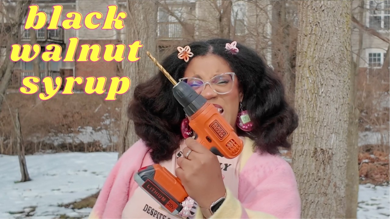Got Black Walnut trees? Make syrup! 🥞