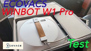ECOVACS WINBOT W1 Unboxing + Test