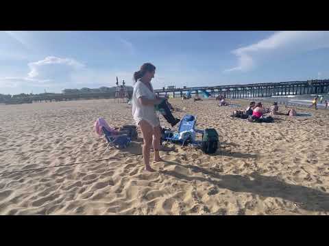 One person take down of the Shibumi Shade World's Best Beach Shade.