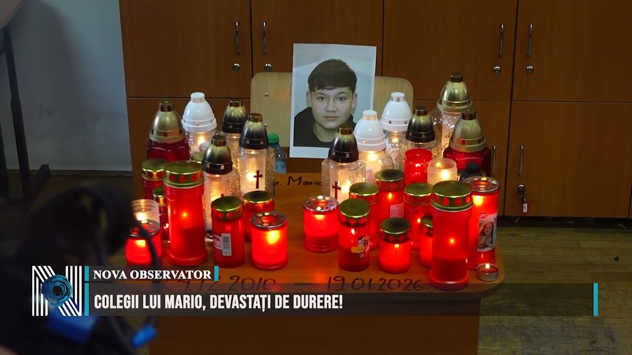 Colegii lui Mario, devastați de durere!
