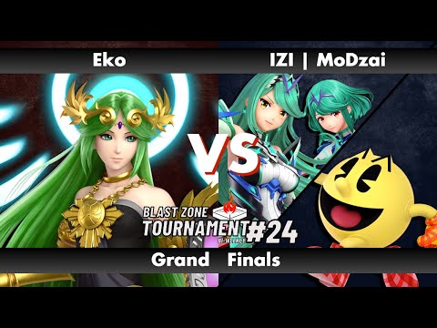 Eko (Palutena) VS IZI | MoDzai (Pac-Man, Aegis) - Blast Zone Tournament #24