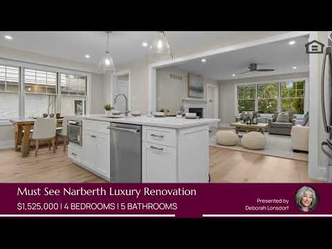 Price Improvement on this stunning Narberth home! Now offered at $1,475,000!