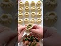 Mini dumpling packing in circle