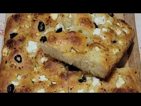 Easy Overnight Focaccia #focaccia