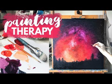 PAINTING TUTORIAL Acrylic Ocean for Beginners | Katie Jobling Art