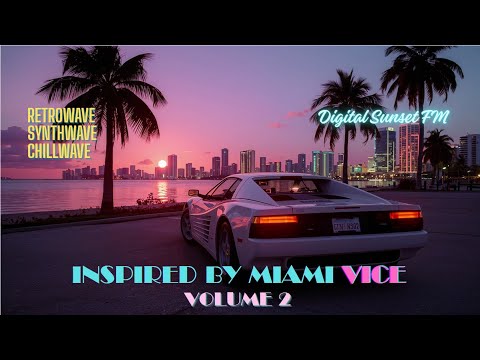🌴Miami Vice Inspired Synthwave Album | Jan Hammer Tribute | 80s Chillwave & Retrowave