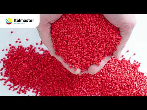 Granules dark green masterbatches, for plastic industry