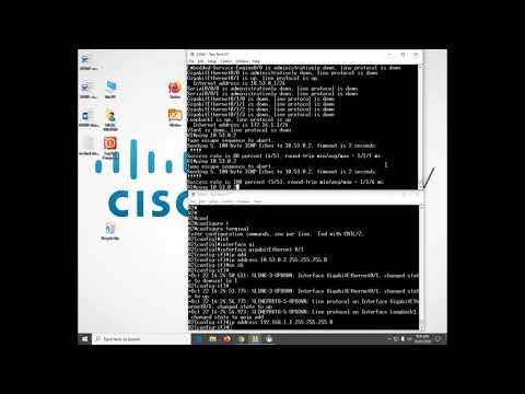 Cisco CCNA 7.0 OSPF lab 2.7.2 on real 1941 routers and 2960 switches