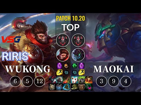 VSG Riris Wukong vs Maokai Top - KR Patch 10.20