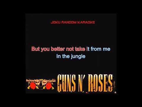 Guns N' Roses - Welcome To The Jungle [Karaoke]