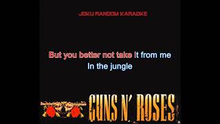 Download lagu Guns N' Roses - Welcome To The Jungle [Karaoke] mp3
