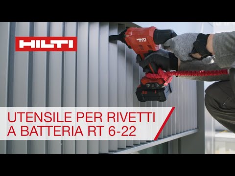 Utensile per rivetti a batteria RT 6-22