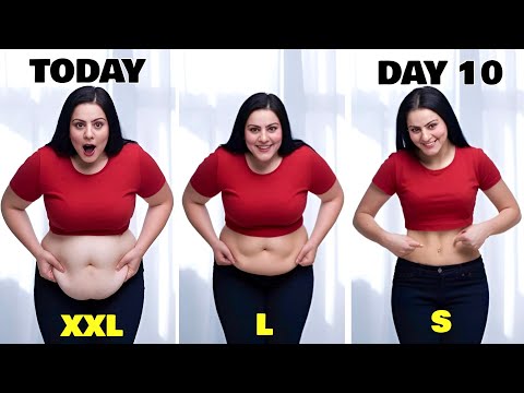 Results in 10 Days | 1 Minute Standing Exercises To Lose Belly Fat Forever