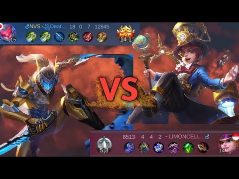 Saber Hyper Carry Gameplay By VKF Gaming || Kill 18 No Death || Mobile Legends