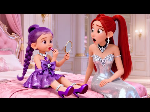 😱 OMG!💄Baby Rumi Doing Her First Makeup to Look Like Mira | KPOP Demon Hunters