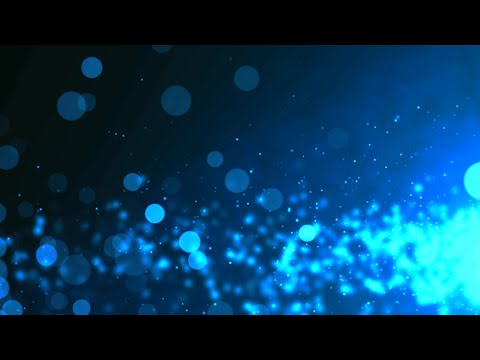 Blue Particles Background 4k - Satisfying Video Lights - Abstract Loop - 3 Hours Relaxing Background